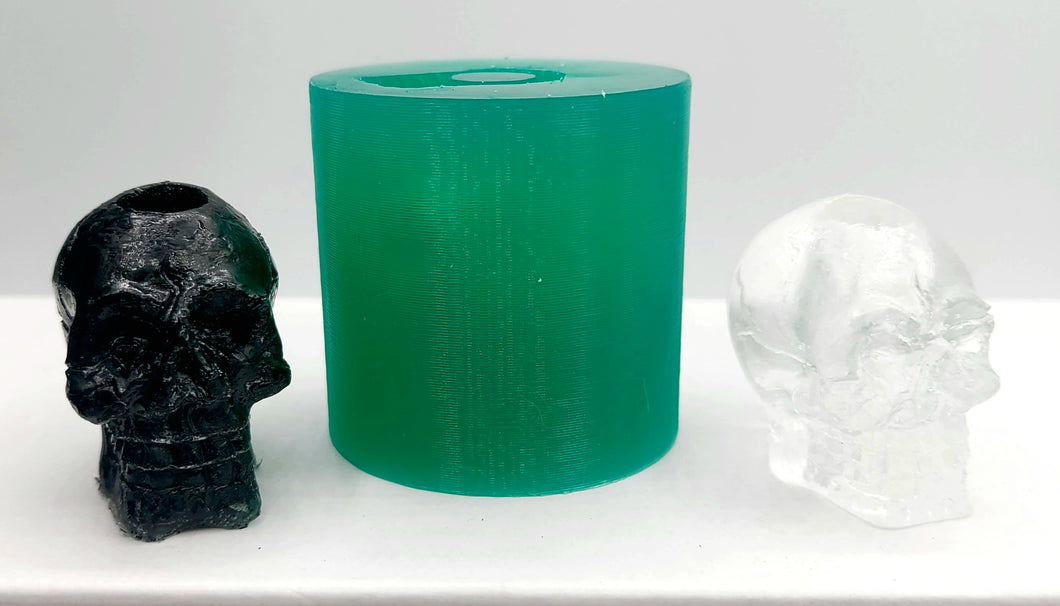 Skull Straw Topper Mold