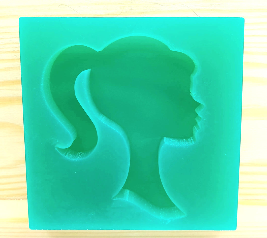 Barbie Girl Silhouette Mold