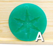 Load image into Gallery viewer, Snowflake Silicone Mold TWO DESIGNS!
