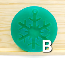 Load image into Gallery viewer, Snowflake Silicone Mold TWO DESIGNS!
