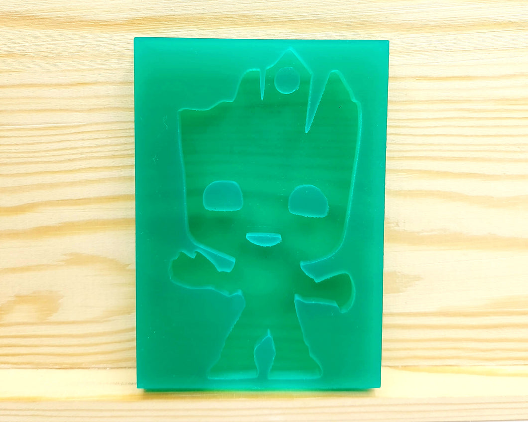 I Am Groot Silicone Keychain Mold