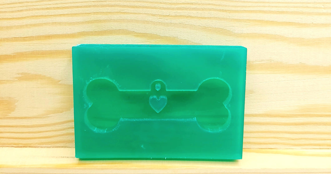 Dog Tag (Heart) Silicone Mold