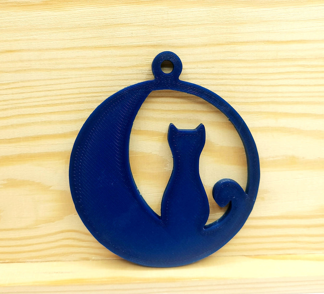 Moon Cat Keychain Silicone Mold