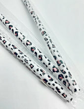 Load image into Gallery viewer, White Leopard Print Reusable Straw
